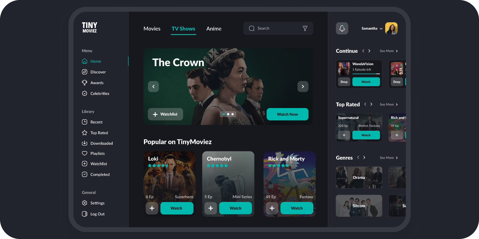 Yuppow Streaming Interface